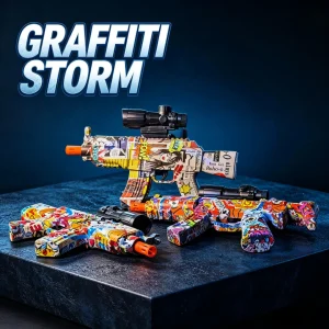 Water beads and soft-bullet dual-use manual toy gun, non-electric, outdoor toys gift