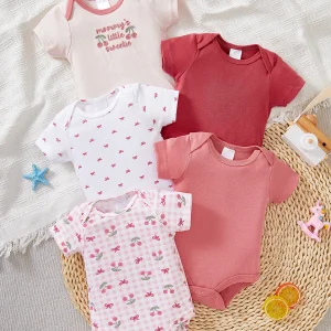 Soft Cotton Baby Jumpsuit Set for Newborn Daily Comfort