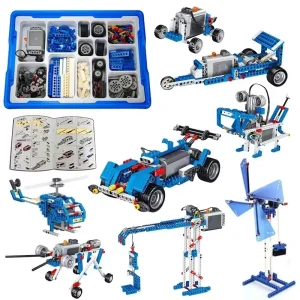 Programmable STEM Building Blocks Set with Motors & Control App